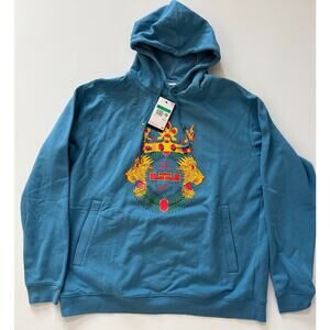 Nike LeBron James Pullover Hoodie Blue DA6711 469 Size XL NWT